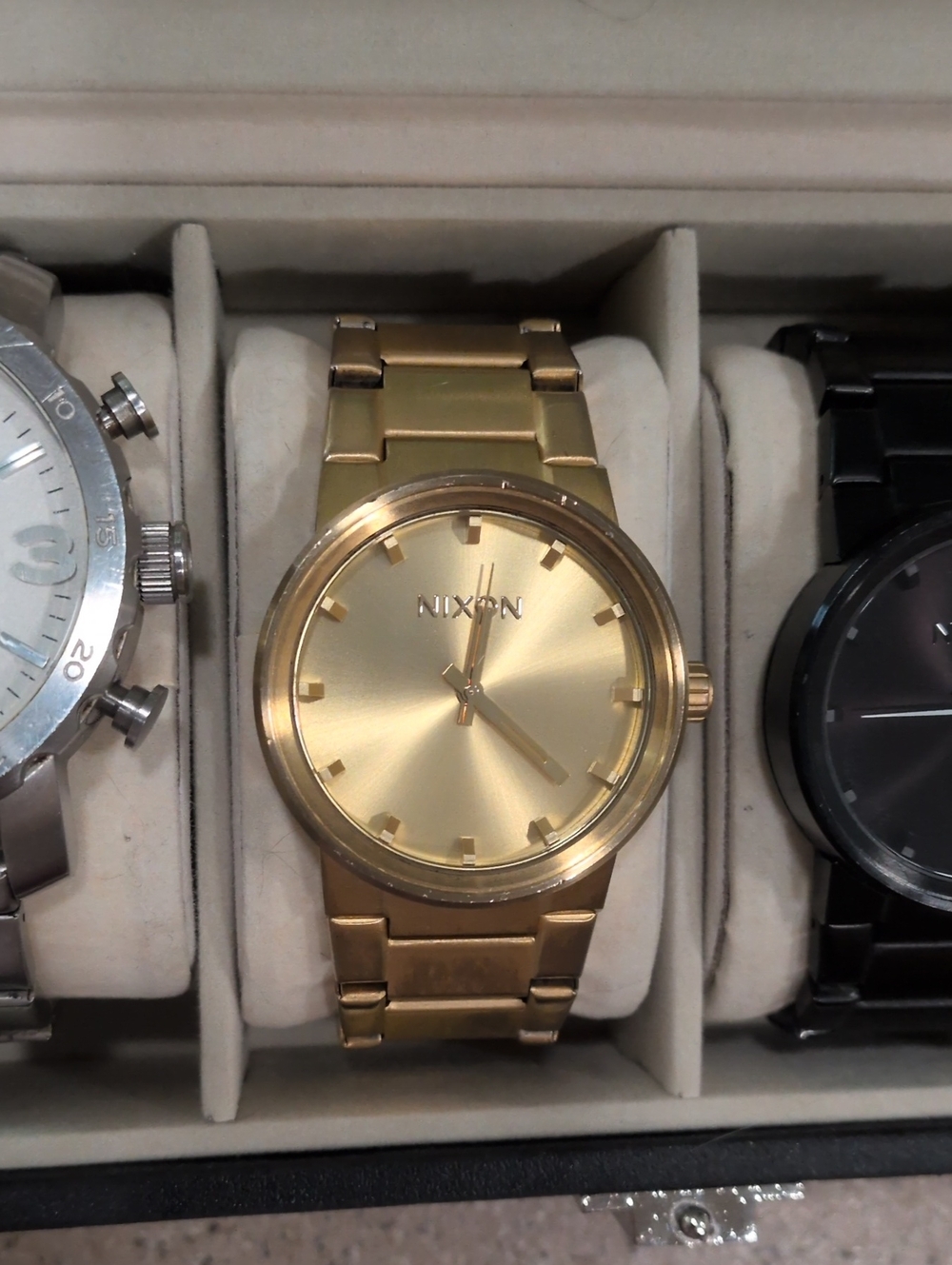 Nixon 'Cannon' Gold Men's Watch